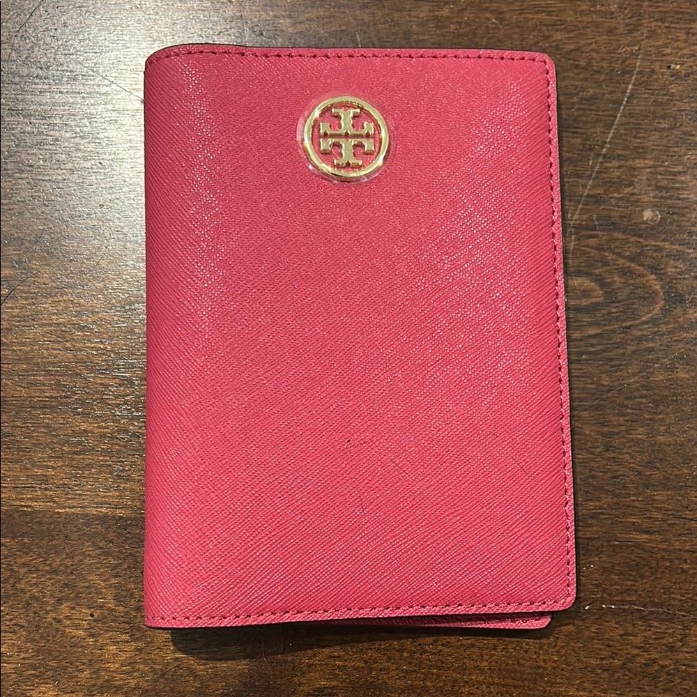 Tory Burch Red Passport Wallet